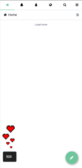 Screenshot, displayed a 520 (error) message sent by server